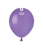 5" Gemar Latex Balloons (Bag of 100) Standard Lavender