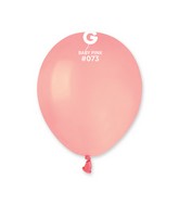 5" Gemar Latex Balloons (Bag of 100) Standard Baby Pink