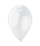 12" Gemar Latex Balloons (Bag of 50) Standard Crystal Clear