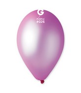 12" Gemar Latex Balloons (Bag of 50) Neon Balloons Neon Purple