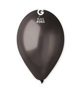 12" Gemar Latex Balloons (Bag of 50) Metallic Metallic Black