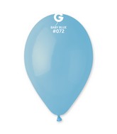 12" Gemar Latex Balloons (Bag of 50) Standard Baby Blue