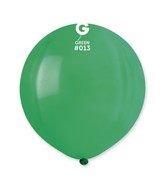 19" Gemar Latex Balloons (Bag of 25) Standard Deep Green