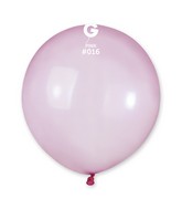 19" Gemar Latex Balloons (Bag of 25) Rainbow Pastel Crystal Pink