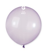 19" Gemar Latex Balloons (Bag of 25) Rainbow Pastel Crystal Lilac