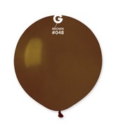 19" Gemar Latex Balloons (Bag of 25) Standard Brown