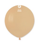 19" Gemar Latex Balloons (Bag of 25) Standard Blush