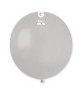 19" Gemar Latex Balloons (Bag of 25) Standard Grey