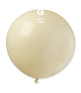 31" Gemar Latex Balloons (Pack of 1) Giant Balloon Ivory