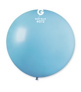 31" Gemar Latex Balloons (Pack of 1) Giant Balloon Baby Blue