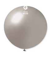31" Gemar Latex Balloons (Pack of 1) Giant Metallic Balloon Silver