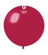 31" Gemar Latex Balloons (Pack of 1) Giant Balloon Burgundy