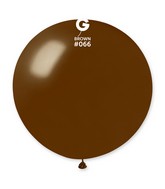 31" Gemar Latex Balloons (Pack of 1) Giant Metallic Brown