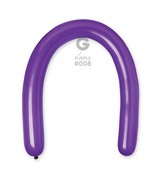 360G Gemar Latex Balloons (Bag of 50) Modelling/Twisting Purple*