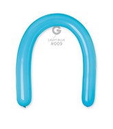 360G Gemar Latex Balloons (Bag of 50) Modelling/Twisting Light Blue*