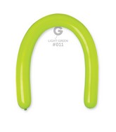 360G Gemar Latex Balloons (Bag of 50) Modelling/Twisting Light Green