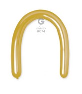 360G Gemar Latex Balloons (Bag of 50) Metallic Modelling/Twisting Dorato*