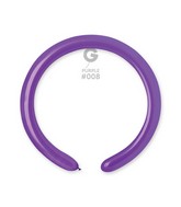 260G Gemar Latex Balloons (Bag of 50) Modelling/Twisting Purple