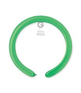 260G Gemar Latex Balloons (Bag of 50) Modelling/Twisting Green