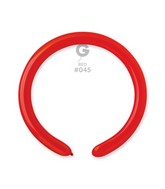260G Gemar Latex Balloons (Bag of 50) Modelling/Twisting Red