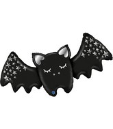 55" Sparkling Bat Foil Balloon