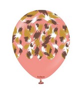 12" Kalisan Latex Balloons Safari Savanna Coral (25 count)