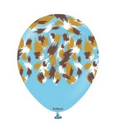 12" Kalisan Latex Balloons Safari Savanna Baby Blue (25 count)