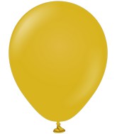 5" Kalisan Latex Balloons Retro Mustard (50 Per Bag)
