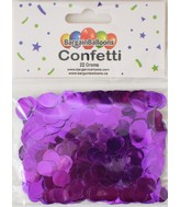 Balloon Confetti Dots 22 Grams Foil Purple 1CM-Round