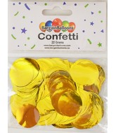 Balloon Confetti Dots 22 Grams Foil Gold 2.5CM-Round