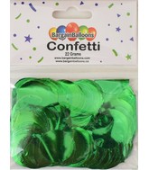 Balloon Confetti Dots 22 Grams Foil Green 2.5CM-Round