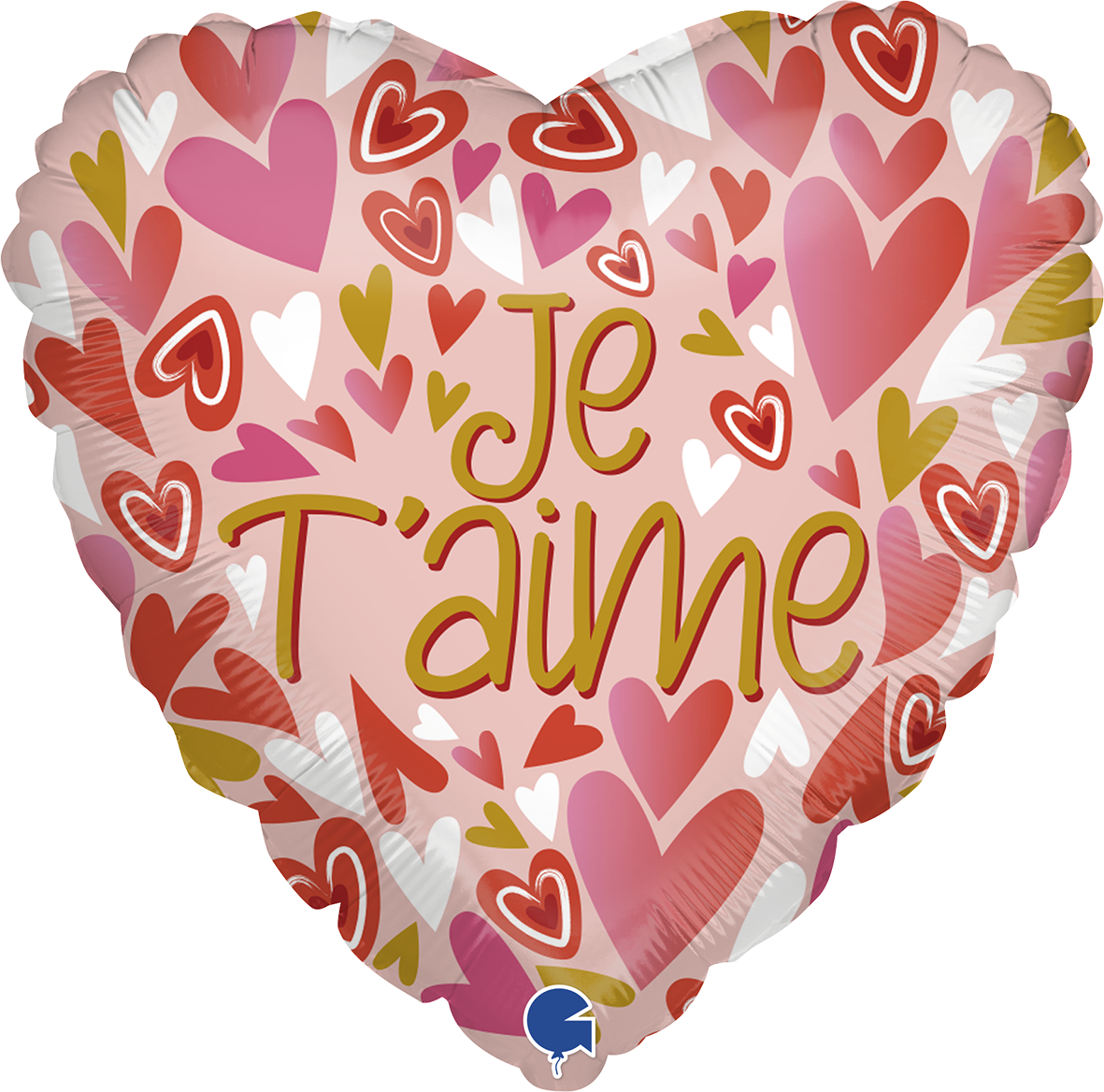 18 Je T'Aime (French) Foil Balloon  Bargain Balloons - Mylar Balloons and  Foil Balloons
