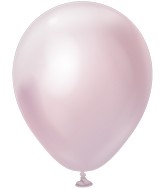 5" Kalisan Latex Balloons Mirror Pink Gold (50 Per Bag)