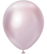 12" Kalisan Latex Balloons Mirror Pink Gold (50 Per Bag)