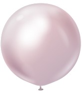 36" Kalisan Latex Balloons Mirror Pink Gold (2 Per Bag)