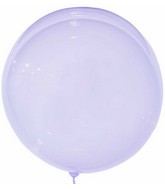 10" Crystal Colorful Bobo Balloon Purple Prestretched (10 Per Bag)