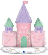 40" The Standups - Magical Castle Foil Balloon
