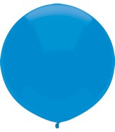 17" Outdoor Display Balloons (72 Per Bag) Neon Blue