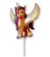 12" Airfill Only My Little Pony Sunny Mini Foil Balloon