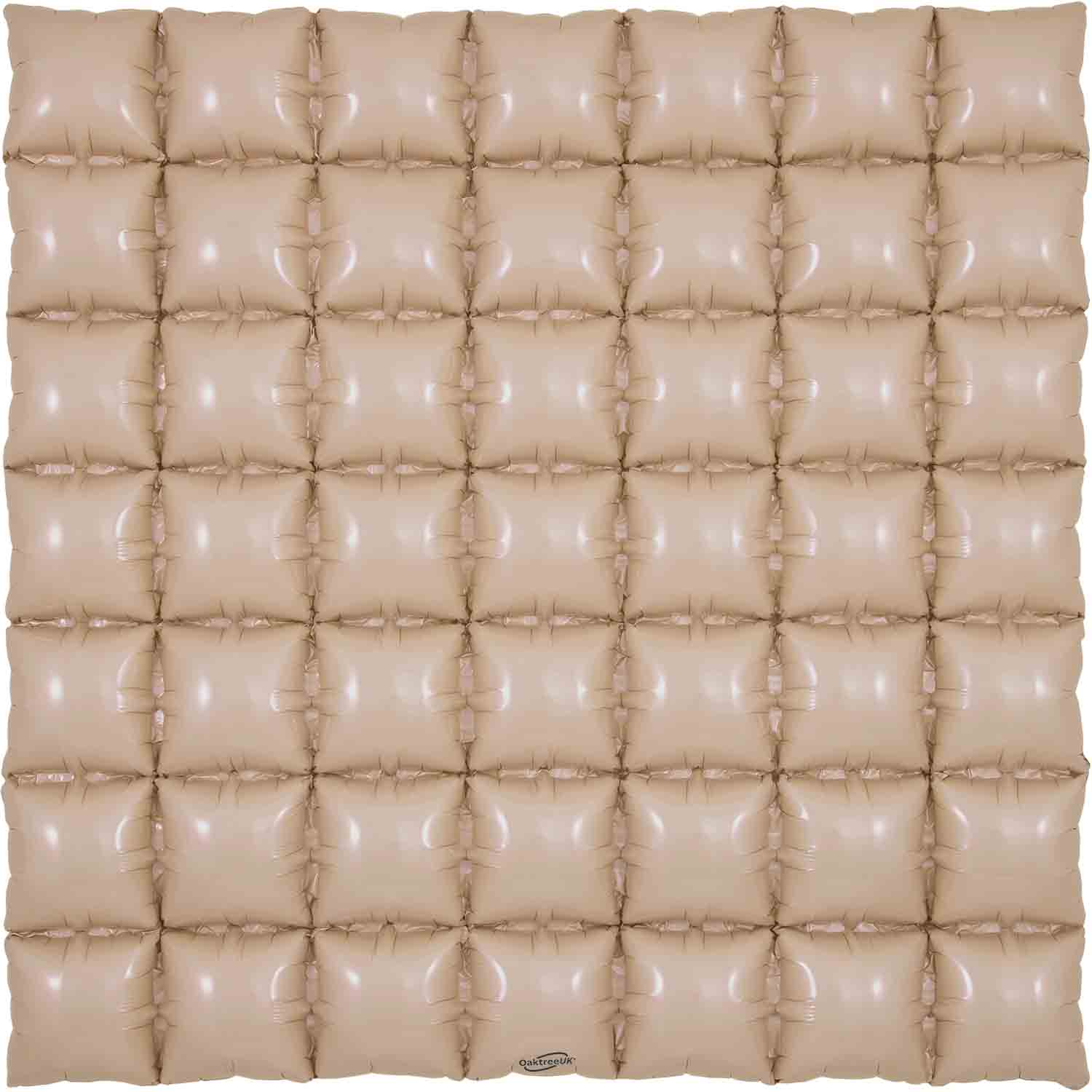 36" Matte Nude 7x7 Squares Waffle Wall Foil Balloon