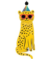 45" Party Animal Leopard Foil Balloon