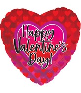 18" Happy Valentine's Day Gradients Balloon