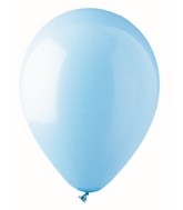 12" CTI PartyLoon Brand Latex Balloons (100 Per Bag) Standard Light Blue