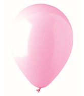 12" CTI PartyLoon Brand Latex Balloons (100 Per Bag) Standard Pink
