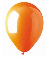 12" CTI PartyLoon Brand Latex Balloons (100 Per Bag) Standard Orange