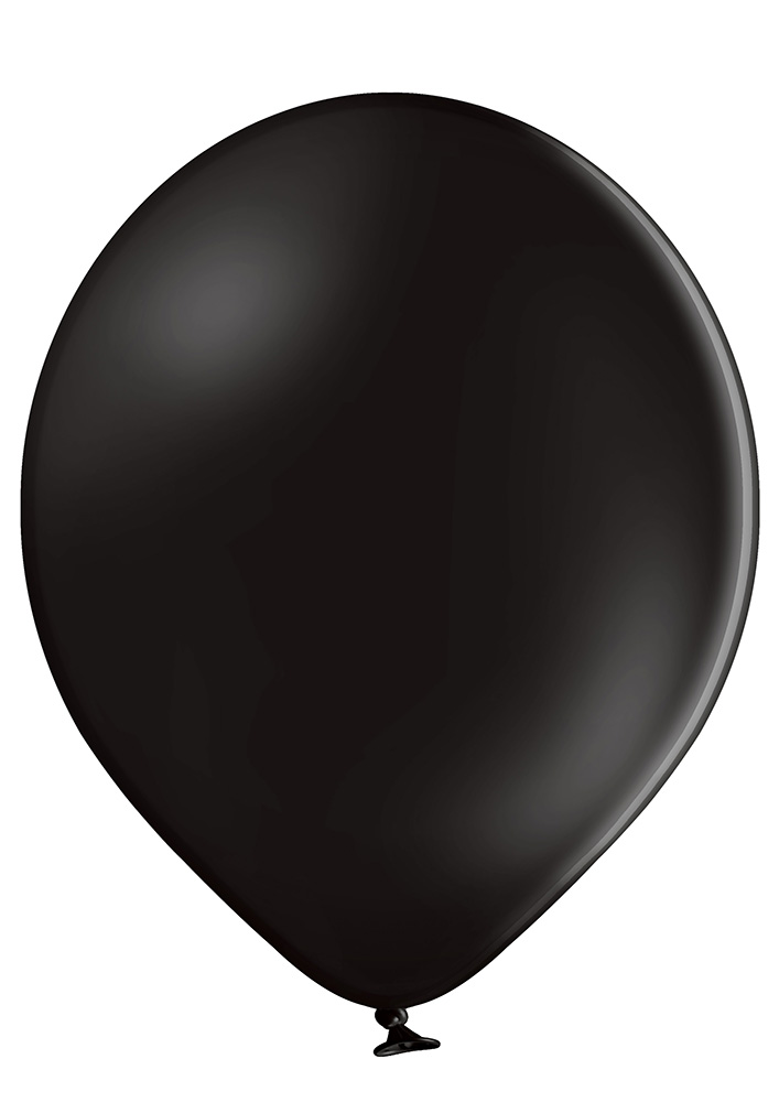 5" Ellie's Brand Latex Balloons Black (100 Per Bag)