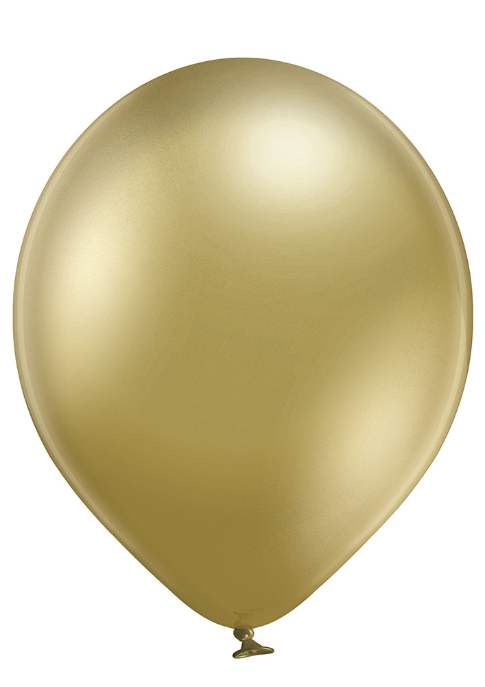 5" Ellie's Brand Latex Balloons Glazed Gold (100 Per Bag)