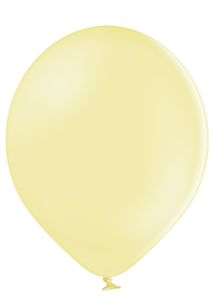 11" Ellie's Brand Latex Balloons Lemon Cream (100 Per Bag)