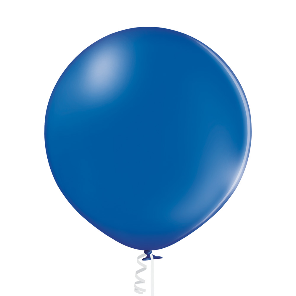 24" Ellie's Brand Latex Balloons Royal Blue (10 Per Bag)
