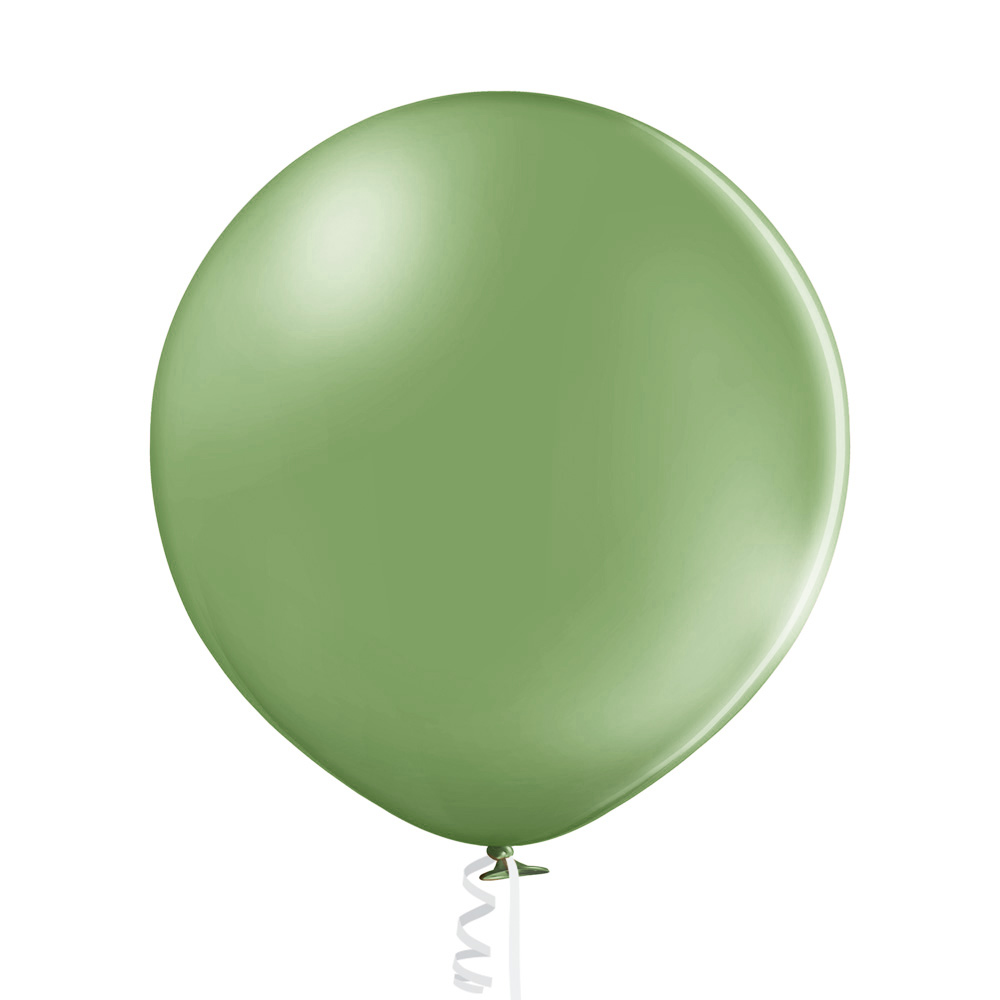 36" Ellie's Brand Latex Balloons Sage (2 Per Bag)